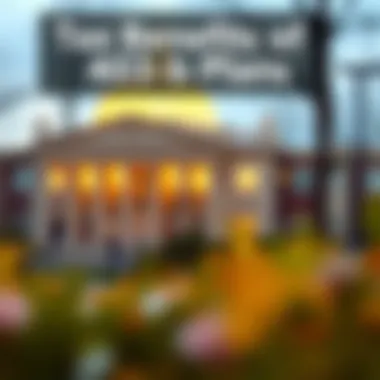 Illustration of tax benefits related to 403(b) plans