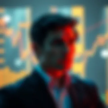 Conceptual illustration of active financial strategies