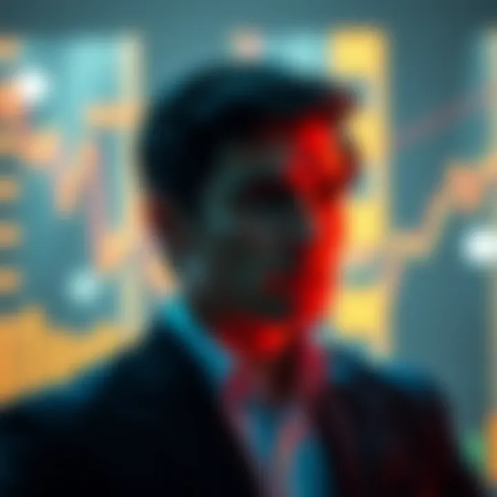 Conceptual illustration of active financial strategies