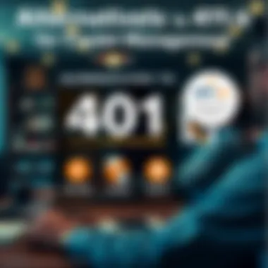 Alternatives to 401(k) for Credit Card Management Infographic detailing alternative methods for managing credit card debt