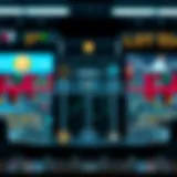 A visual representation of regulated cryptocurrency exchange platforms illustrating their structure