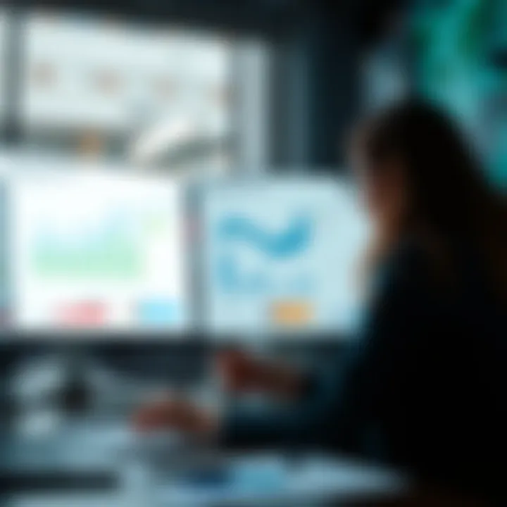 Market Analysis Insights Graphical representation of market analysis with charts