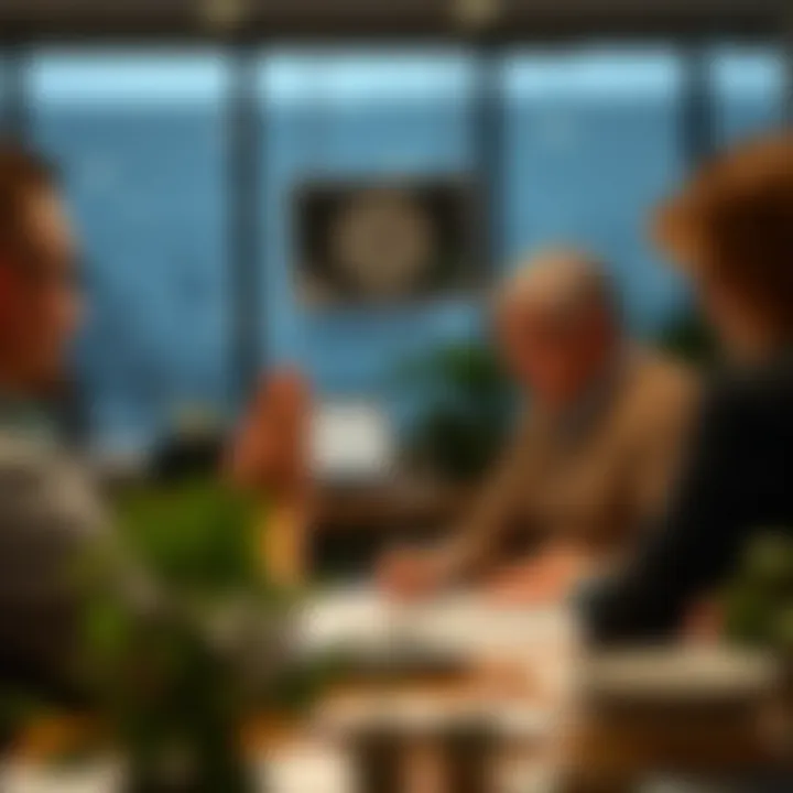 A strategic planning session for financial future