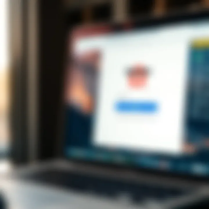 Secure login page for credit report access