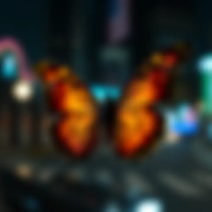 Risk Management Strategies in Butterfly Spreads Visual representation of risk management in trading