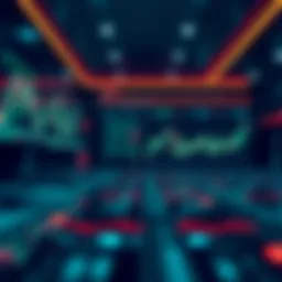 Graphical representation of dark pool trading dynamics