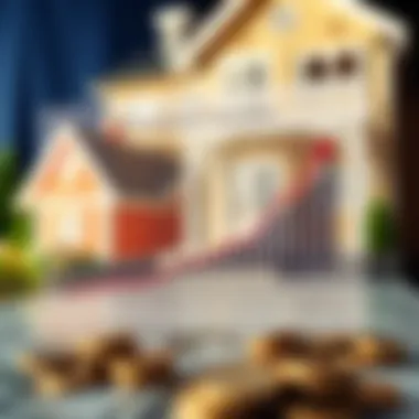 Graph depicting economic trends affecting loan amounts