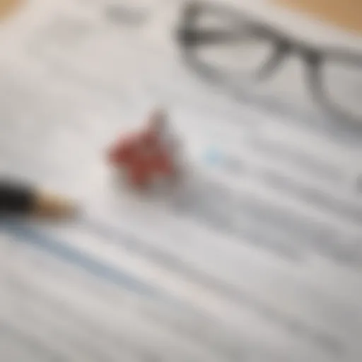 A close-up of a mortgage agreement document highlighting key terms.