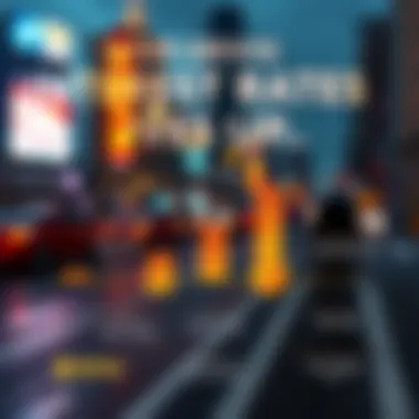 An infographic illustrating factors influencing high-interest rates