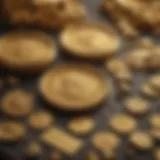 Historical gold artifacts showcasing ancient wealth