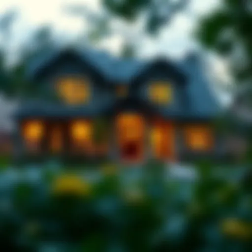 Showcasing Home Equity Potential A modern home showcasing potential equity