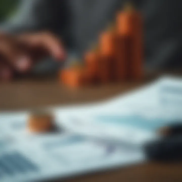 Strategic financial planning concept