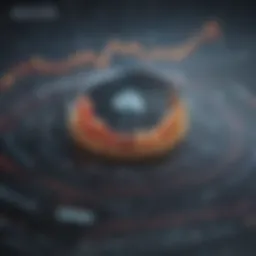 A visual representation of stock market trends
