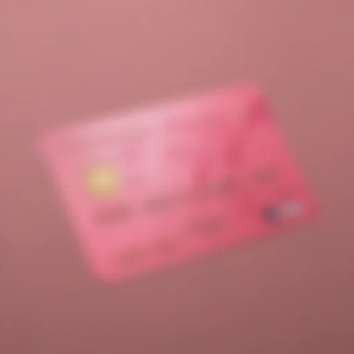 Visual representation of the Victoria's Secret credit card features