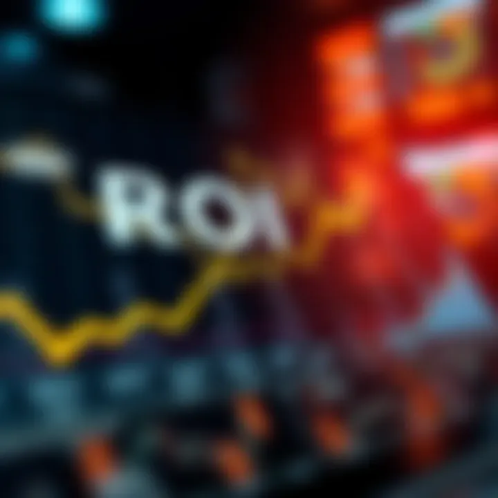 Graph illustrating ROI trends over time