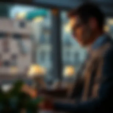 Financial Analyst Evaluating Refinancing A financial analyst reviewing refinancing options