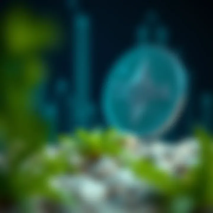 Visual representation of Terra stablecoin's blockchain technology