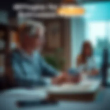 Conceptual representation of retirement planning