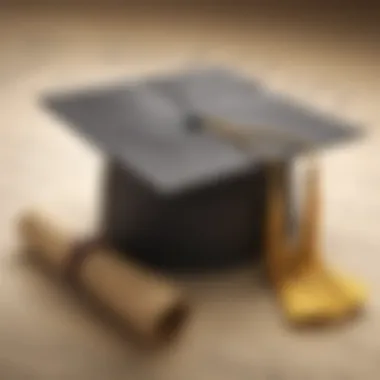 The Symbolism of Academic Success An academic cap symbolizing the pursuit of higher education