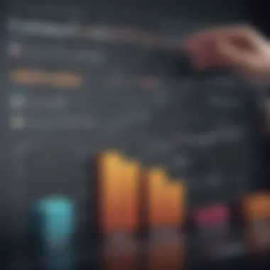 Visualizing Career Advancement A graph showing career growth post-MBA