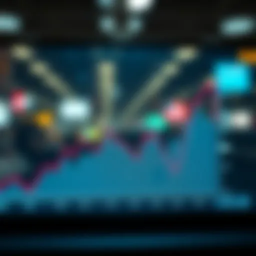 Graph depicting market volatility trends