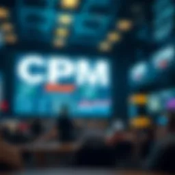 Visual representation of CPM calculations