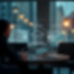 Visual representation of treasury management concepts