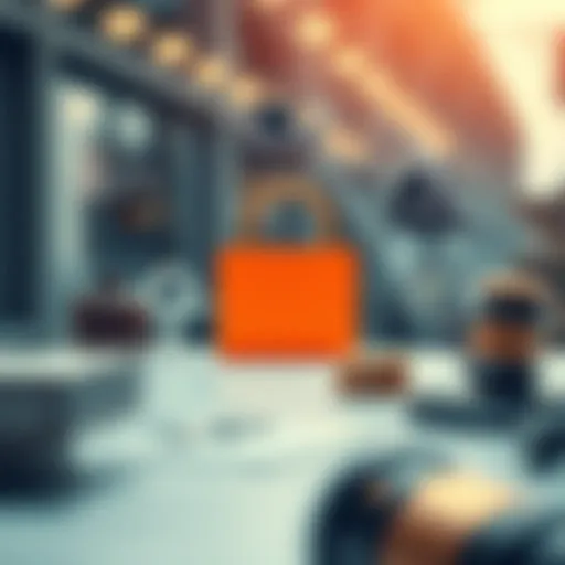 A conceptual image representing various types of intellectual property