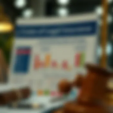 A detailed chart showing the costs associated with legal insurance