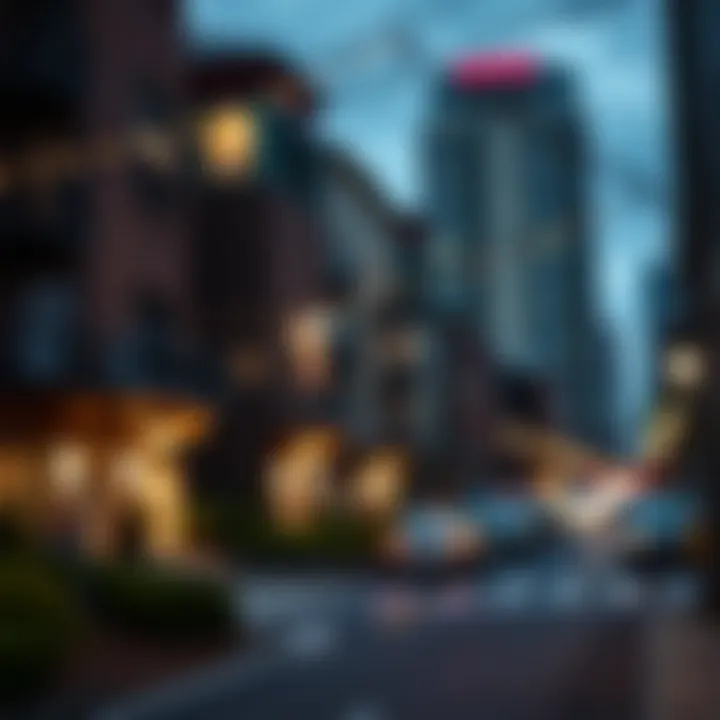 Visual of economic factors influencing real estate values