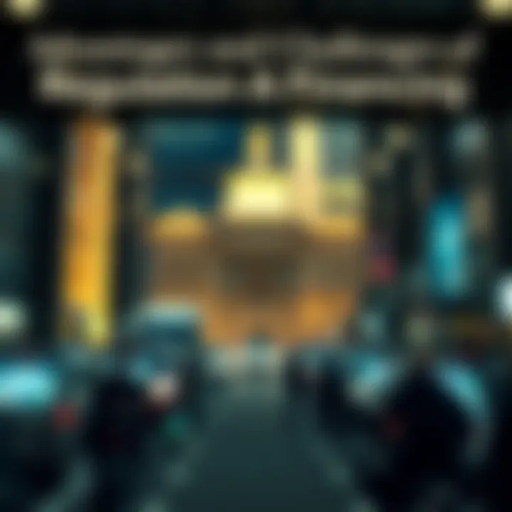 Advantages and Challenges of Regulation A Financing Visual representation of the advantages and challenges of Regulation A