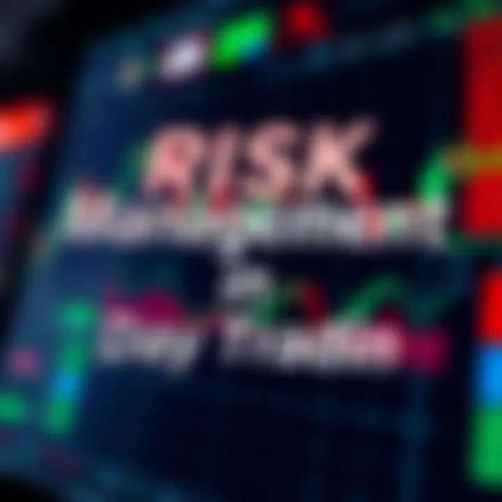 Conceptual graphic of risk management strategies in trading