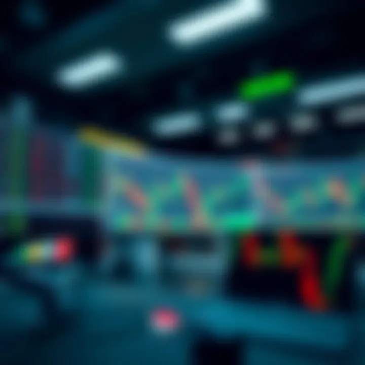 A visual representation of a trading platform interface