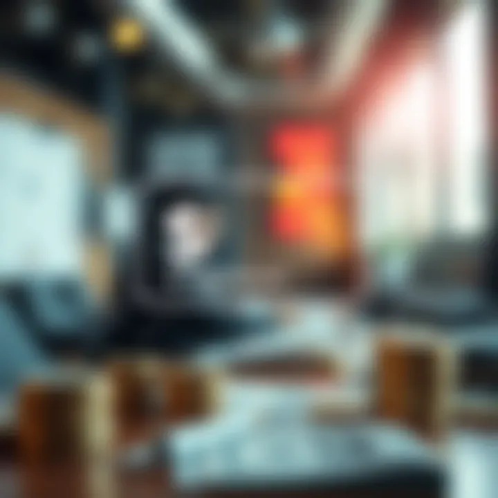 Conceptual graphic showing factors affecting interest rates