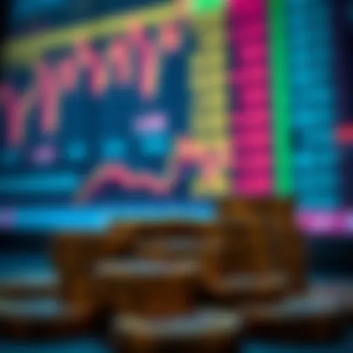 Conceptual representation of stocks and shares