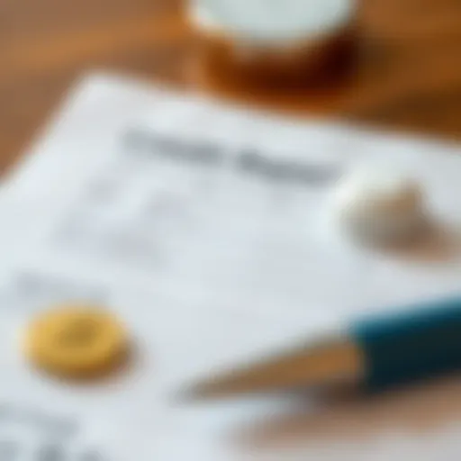 Illustration of credit report components