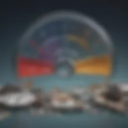 Visual representation of VantageScore components