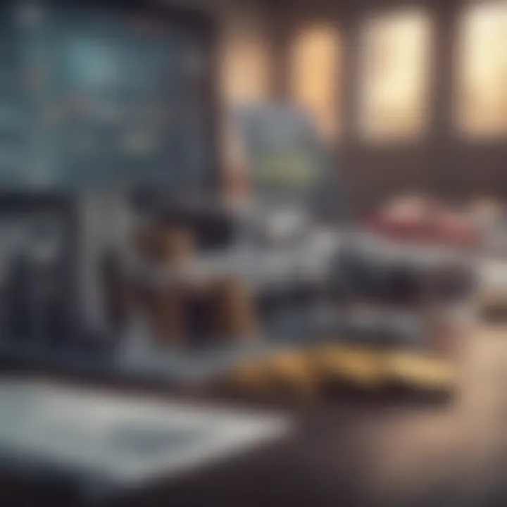 Conceptual image of fixed assets and their importance