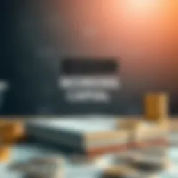 Visual representation of working capital components