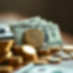 Visual representation of 401(k) funds being used to reduce credit card debt